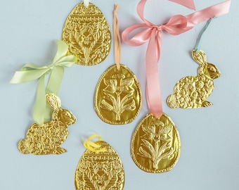 Tin Easter Ornament, PDF Template