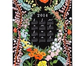 2015 Language of Flowers wall calendar