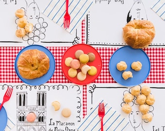 Parisian Placemats, PDF Printable