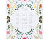 2016 Scandinavian floral calendar