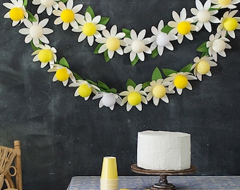 DIY Daisy String Lights, SVG & PDF Template