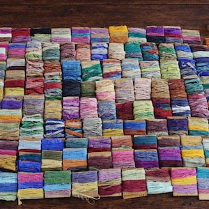 130+ kleuren, 5 m sari-zijdelint – kies kleurnummer