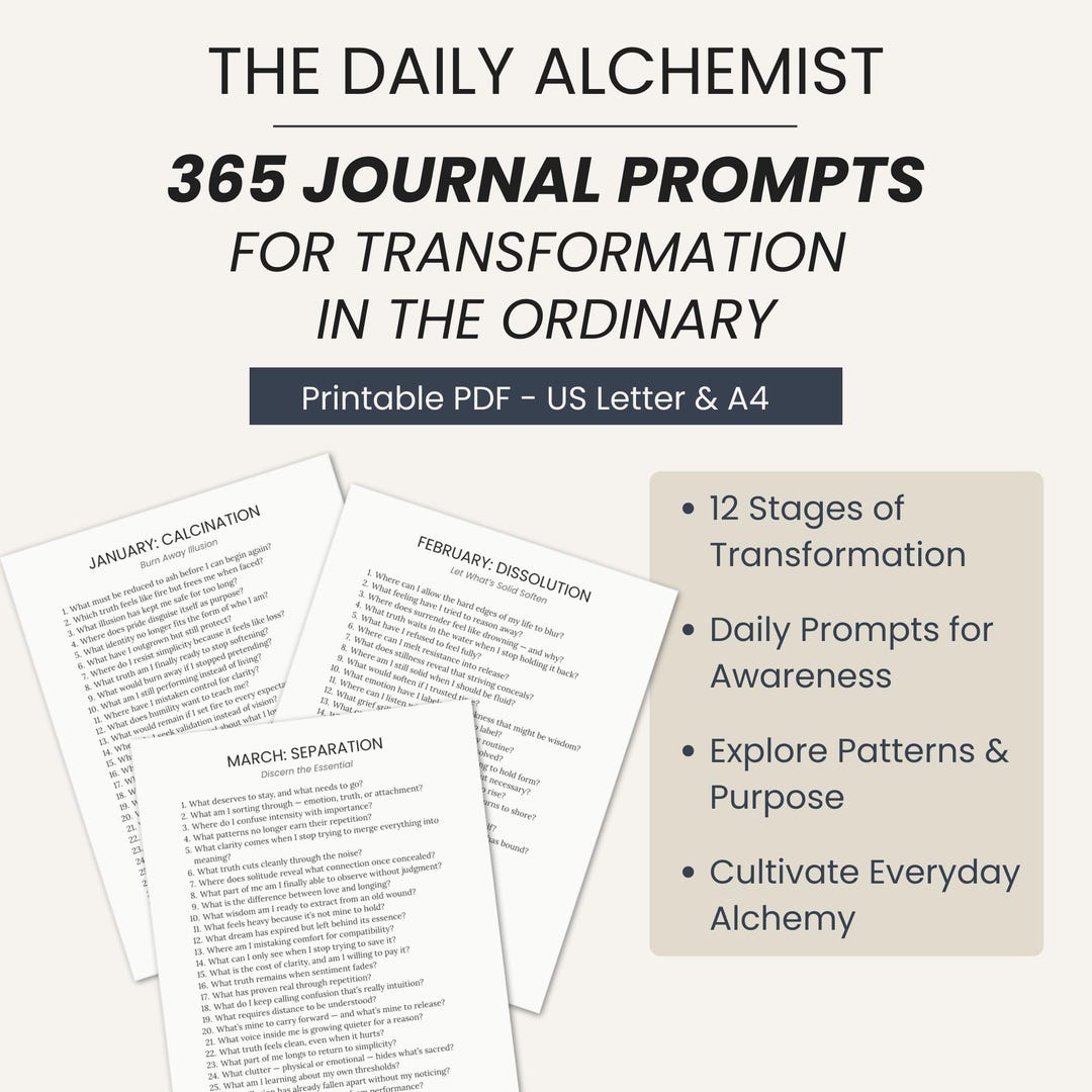 The Everyday Alchemist | 365 Daily Prompts for Inner Alchemy ...