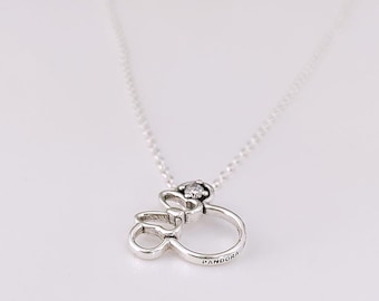 pandora minnie mouse silhouette collier necklace -45