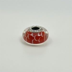 pandora s925 ale murano glass bead "carp flag glass beads"