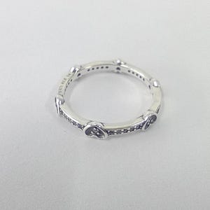 Bague coeurs scintillants radieux Pandora