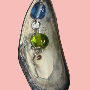Silver Bullet Mussel Pendant