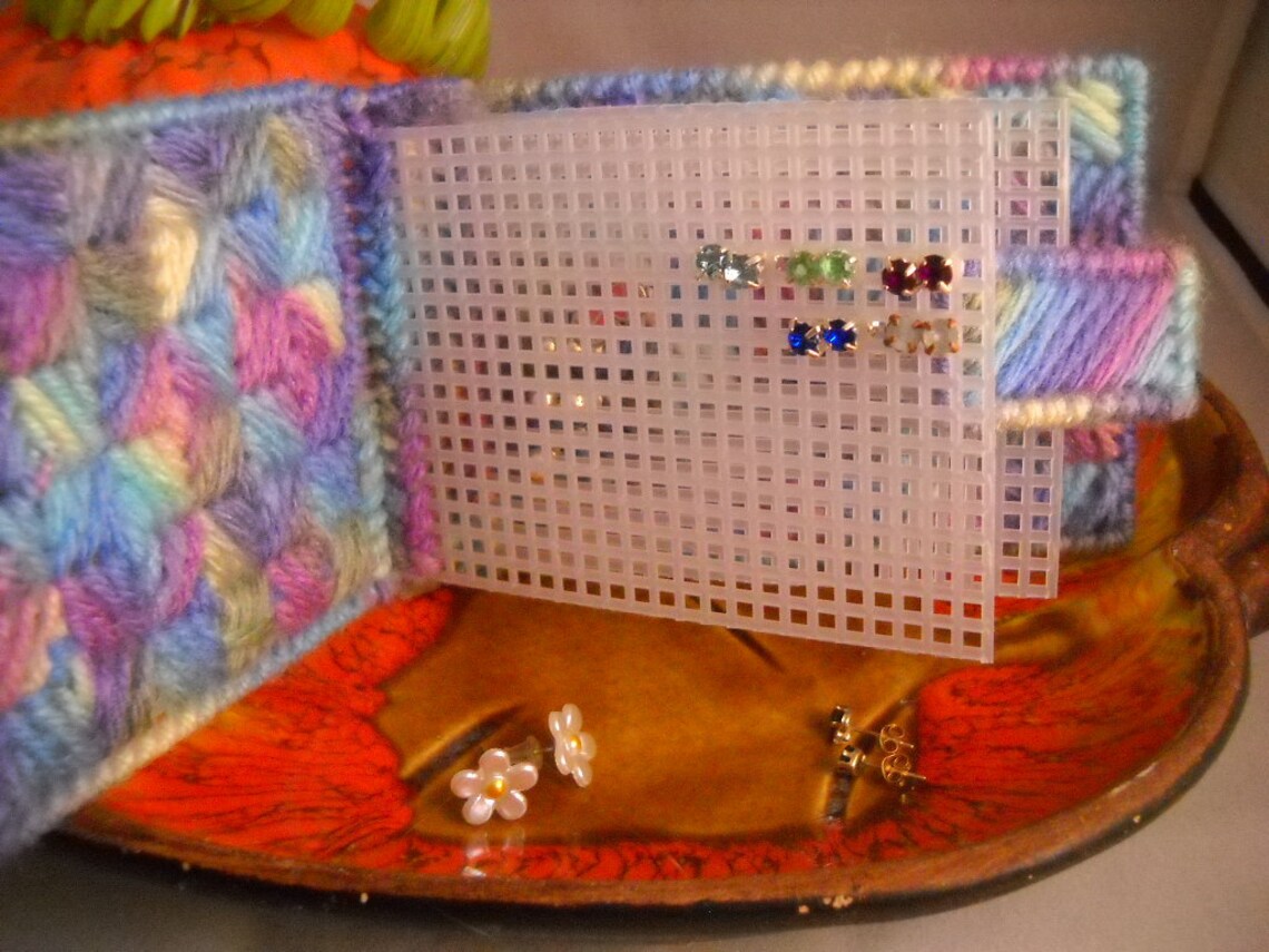 Travel Earring Case Digital PDF Pattern Tutorial Plastic Etsy