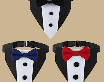 Collare Da Smoking Per Cani, Collare Da Matrimonio O Compleanno Con Papillon Bandana Da Smoking Per Animali Domestici Adatto Per Animali Di Piccola Taglia Nero Piccolo 90838092