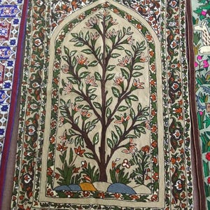 Handmade Islamic Prayer Mat: Ramadan & Eid Gift, Muslim Decor