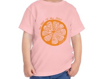 Fruit of the Spirit Toddler Tee: Christian Kids Bible Verse Shirt