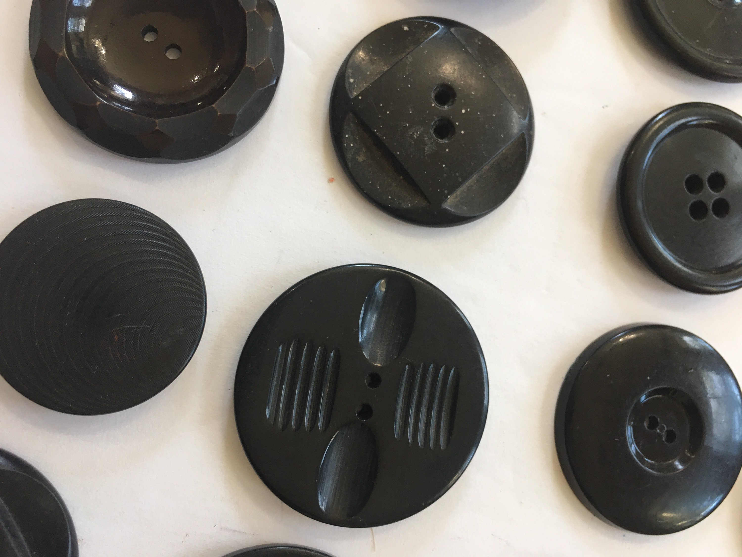 Vintage and Antique Lot of Assorted Buttons Goodyear Buttons ...
