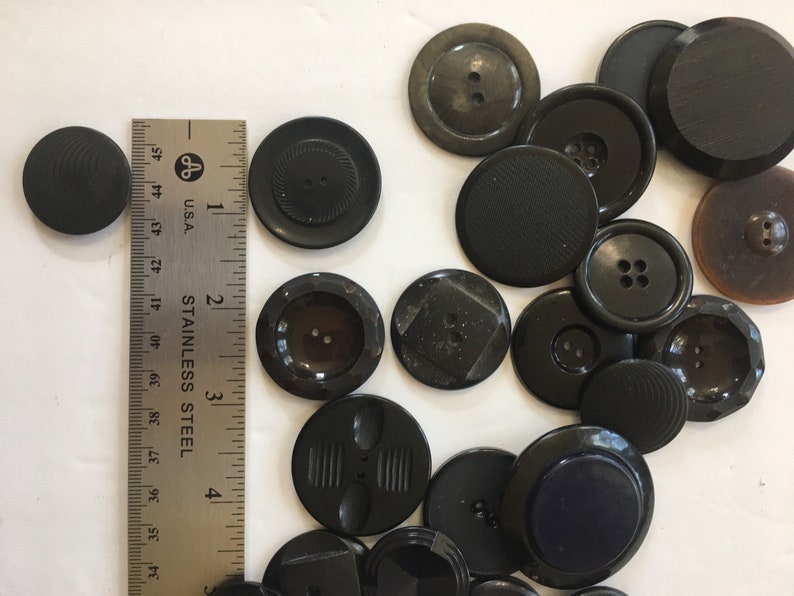 Vintage and Antique Lot of Assorted Buttons Goodyear Buttons ...