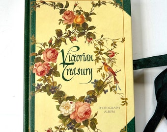 vintage Waverly  photo album Victorian  flower images the Victorian Treasury  hand painted Victorian flower  reproductions photography album