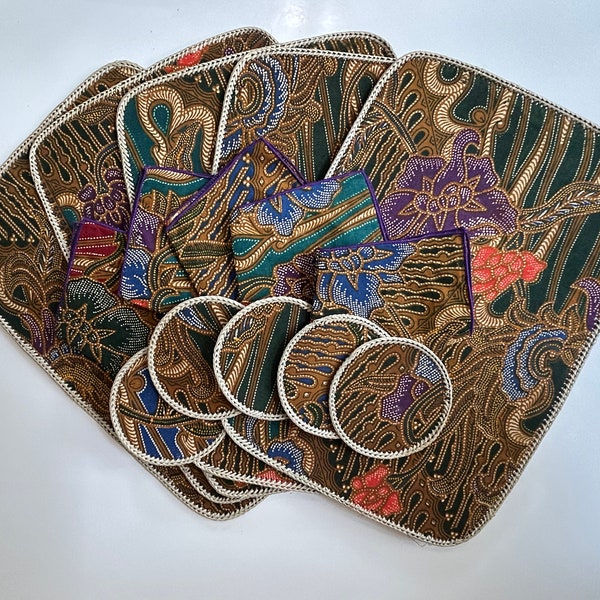 Batik Placemat Etsy