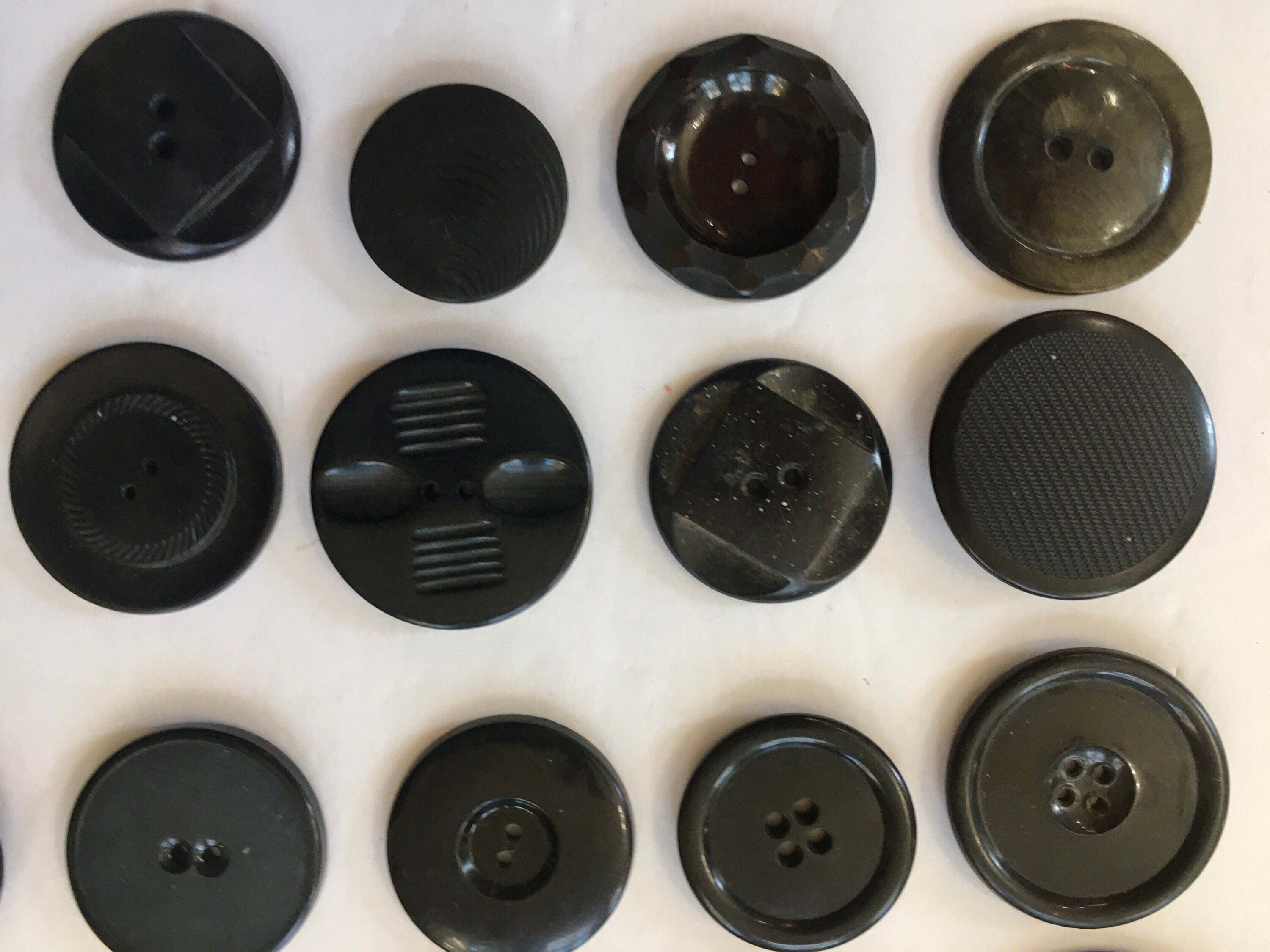 Vintage and Antique Lot of Assorted Buttons Goodyear Buttons ...