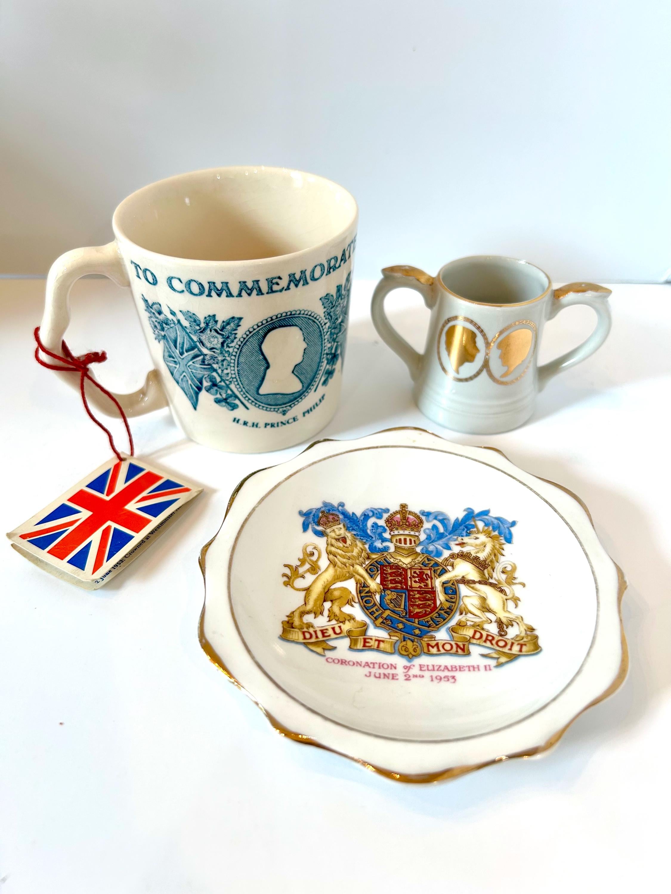 Queen Elizabeth 1953 Coronation Plate - Etsy
