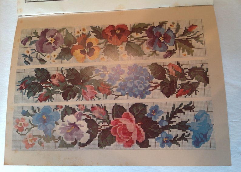 PeoplePattern Book by Dover Needlework series Anne Orrs Charted Designs Cross stitch Birds Flowers,Butterfly Elephant