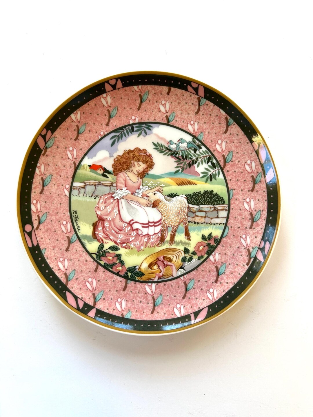 Vintage Villeroy and Bosch Once Upon a Rhyme Mary Had a Little