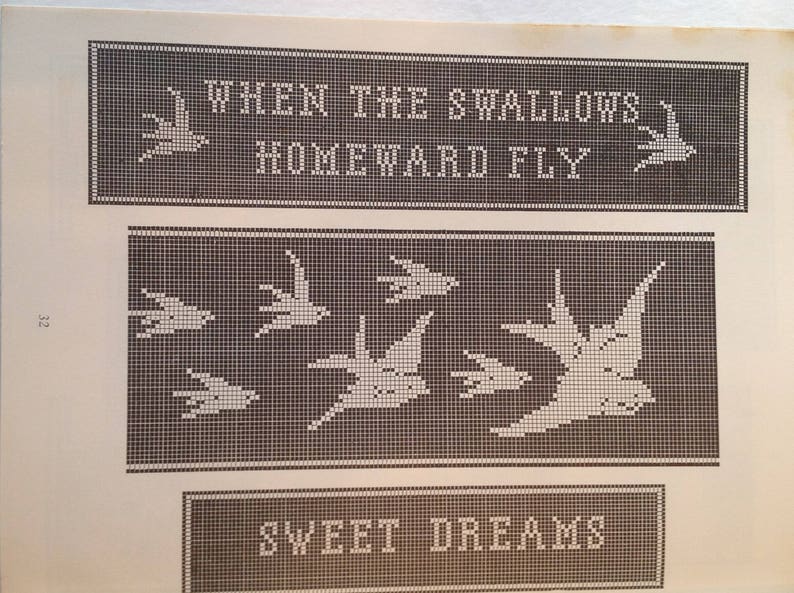 PeoplePattern Book by Dover Needlework series Anne Orrs Charted Designs Cross stitch Birds Flowers,Butterfly Elephant