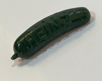 Vintage Heinz Cute Dark Green Tiny Little Pickle Pin women’s accessories pickle brooch