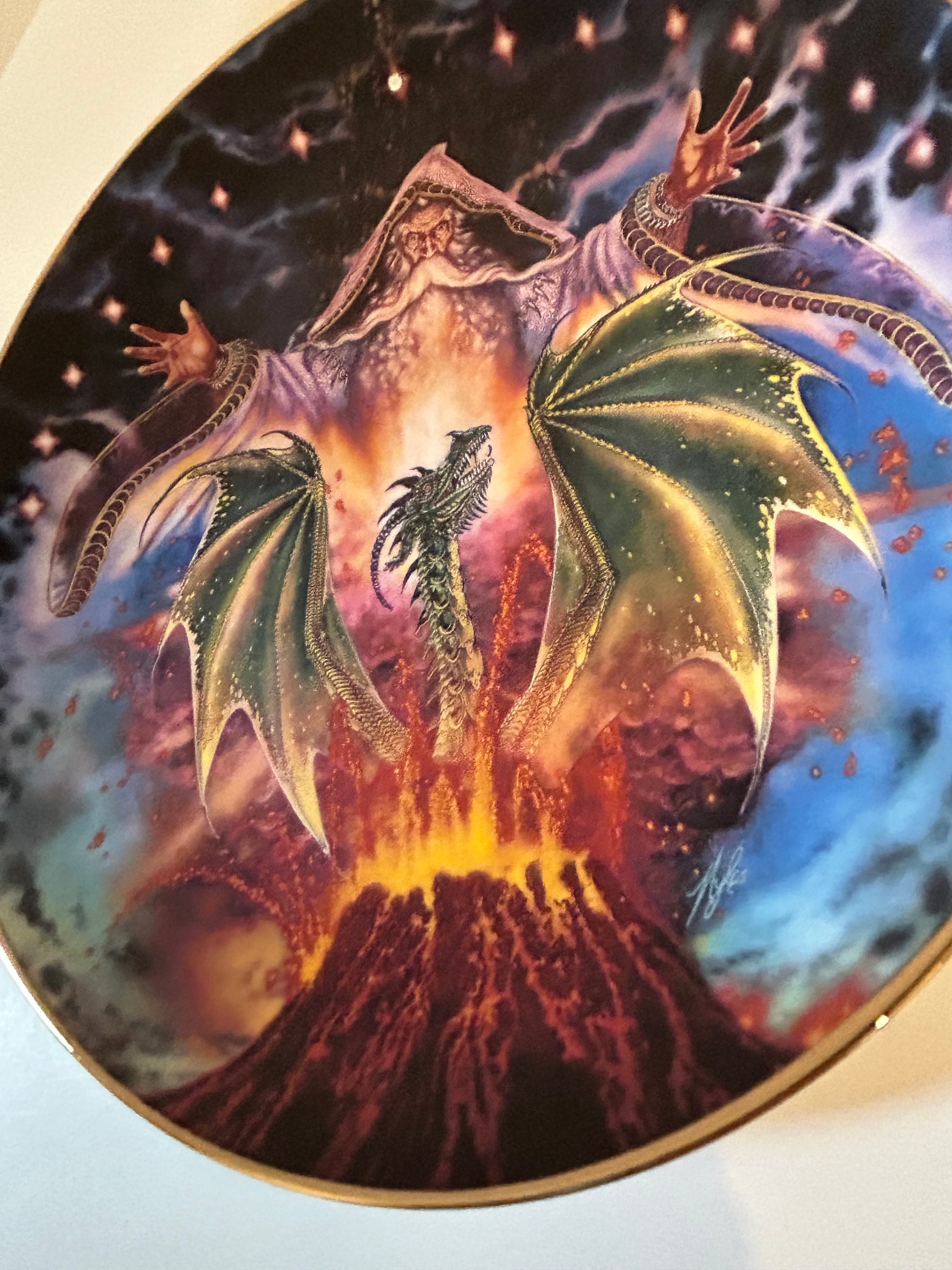 A56 欲深きドラゴン/Covetous Dragon Foil signed A56 欲深きドラゴン