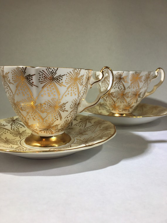 Adderley BONE CHINA ティーカップ・皿セット ヴィンテージ