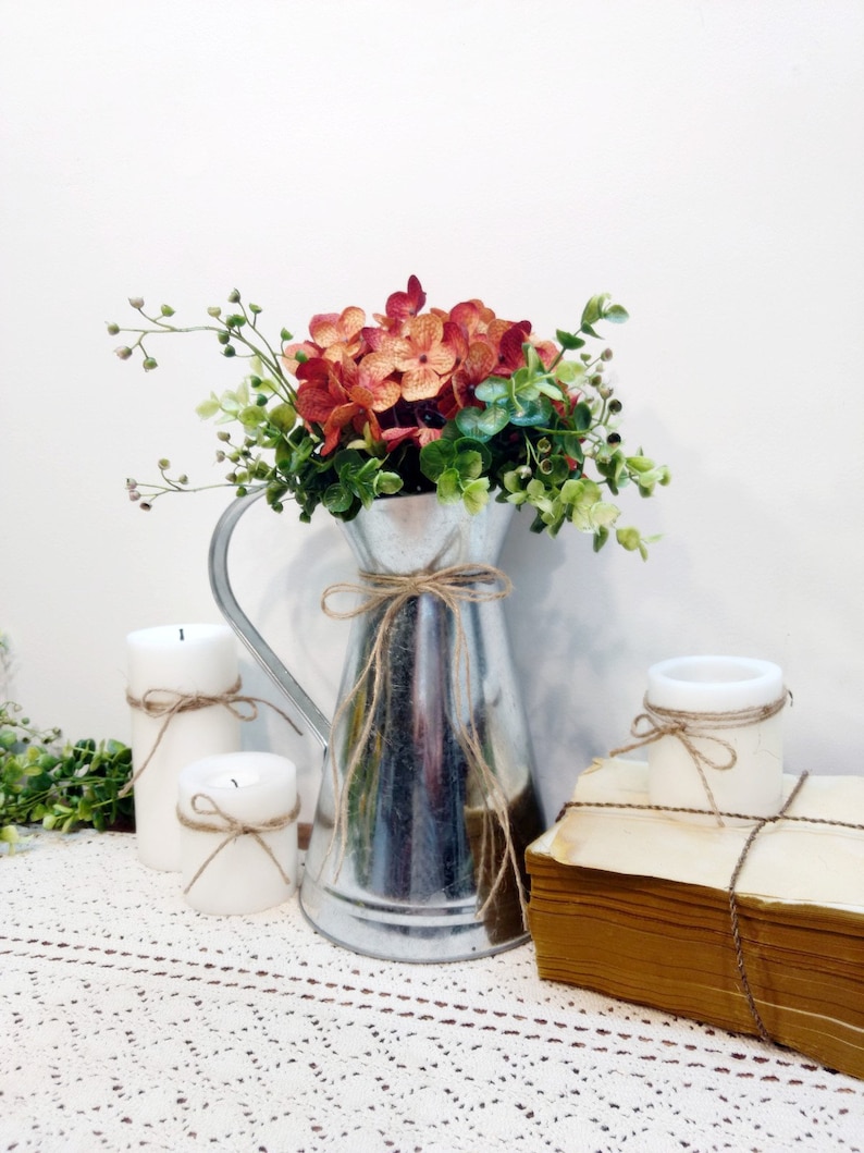 Farmhouse Table Centerpiece Fall Decor Wedding Decor Fall Etsy