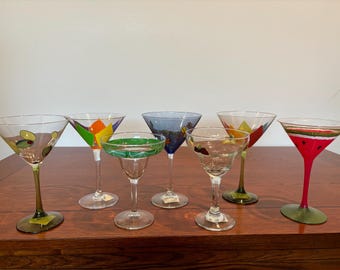 Copa de margarita de fresa o lima. Copa de martini.