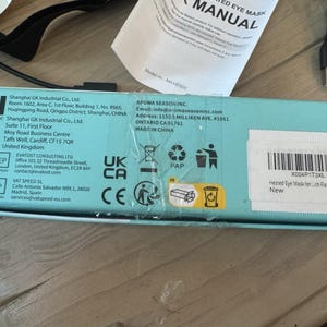 Aroma Saison Beheizte Augenmaske USB Warme Kompresse Trockenes Auge Migräne Relief Lila Bild 2