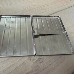Vintage stainless steel cigarette  box