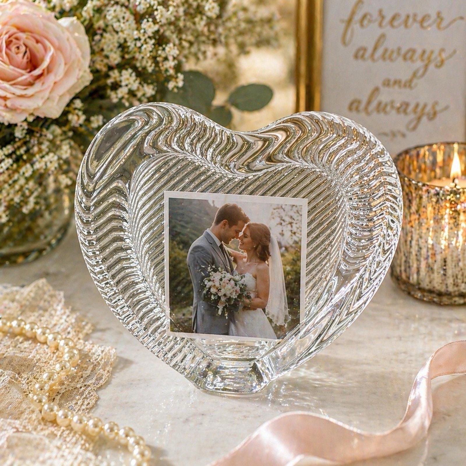 Mikasa Glass Heart Frame - Etsy