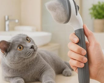 Automatische Tierhaarentfernerbürste: One-Click-Deshedding-Kamm