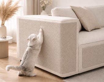 Katzen Couch Schutz, Selbstklebender Kratzschutz Anti-Kratzer Schutz für Sofa Wand