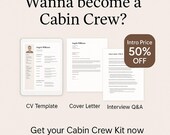 Cabin Kit Essentials : Flight Attendant Job Application Kit - CV , Cover Letter & Interview Tips