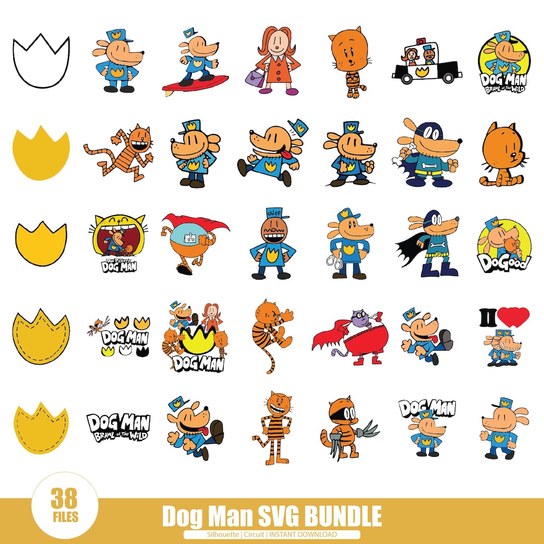Dog Man SVG PNG BUNDLE, Dogman Png, Dogman Svg, Birthday Dogboy Svg ...