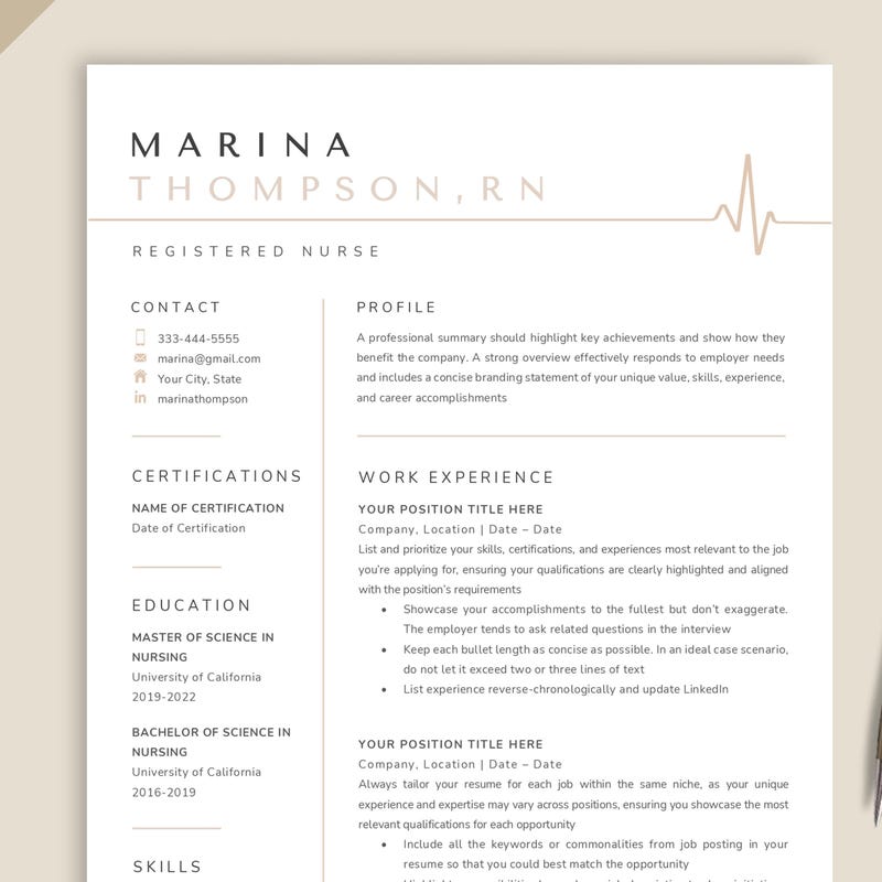 Pages Apple Templates Etsy