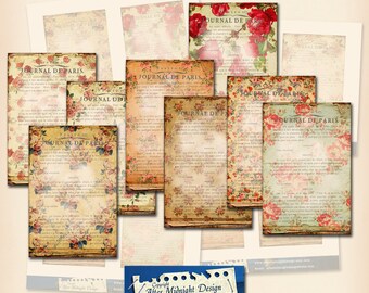Postcard No 7 Fairytales Cards Tags Vintage Childrens Books Fairies Prince Princess Bear Animals
