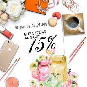 Audrey Hepburn Clipart Set: Breakfast at Tiffany's Fashion Illustrations (Digital Download, 31 PNGs) image 7