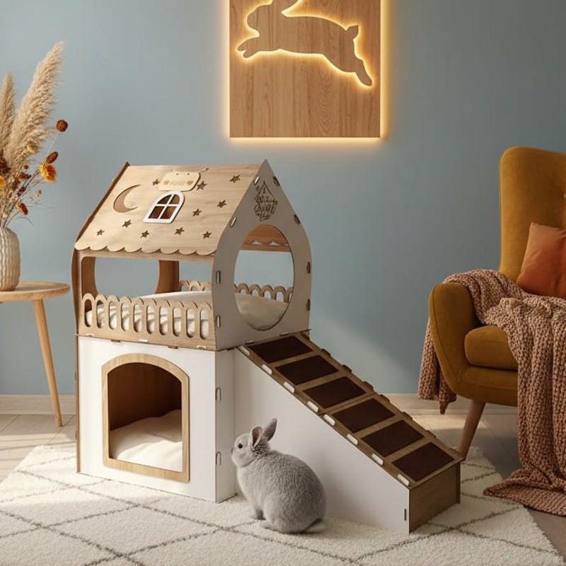 Rabbit House - Etsy