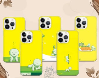 Smiski Phone Case Manga Cover for iPhone 17 Pro, 16e, 15, 14, 12 & Samsung S26 Ultra, S25 FE, A56, Pixel 10 XL, 9a, 8