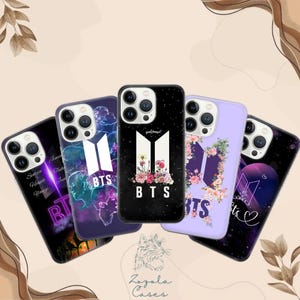 Bts army logo Phone Case Kpop Cover for iPhone 16e, 15, 14, 13, 12, 11, Google Pixel 9 Pro, 8, 7A, Samsung S25 edge, S24 FE, A71, A36