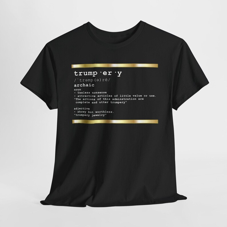 Antifaschistisches Trompeten-Definitions-T-Shirt: Vaterländisches Politisches Protest-T-Shirt Bild 1