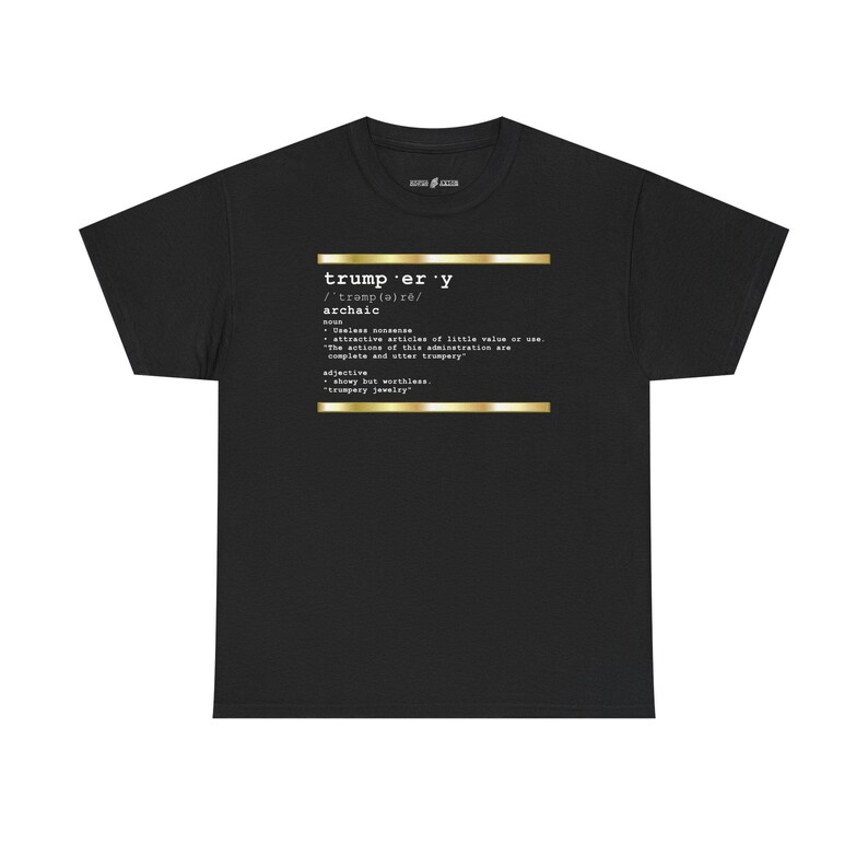 Antifaschistisches Trompeten-Definitions-T-Shirt: Vaterländisches Politisches Protest-T-Shirt Bild 5