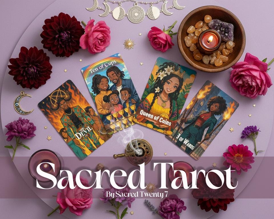 Sacred Tarot - Traditional Tarot Deck - Etsy