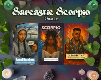 Carte dell'Oracolo dello Scorpione Sarcastico - Tarocchi