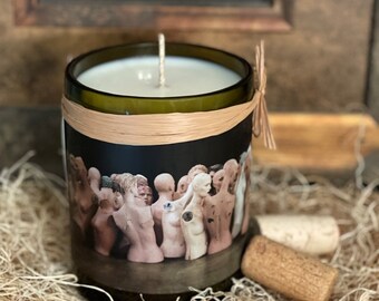 WINE BOTTLE CANDLE