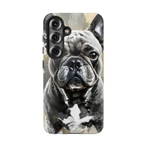 French Bulldog Phone Case, Tough Cases Gift Dog Owner Accessory, Unique Design Art,  Phone Cover, Ai Prompted