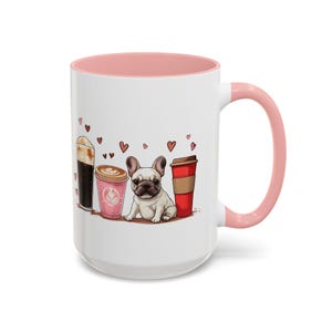 Cute Pet French Bulldog Accent Coffee Mug French Bulldog Mug Coffee Lover Frenchie Mom Christmas Gift Valentines Day Mug Home Decor Dog Mom