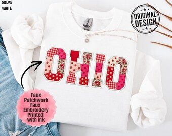Pretty Ohio Sweatshirt  Red State Pride Ohio Sweater